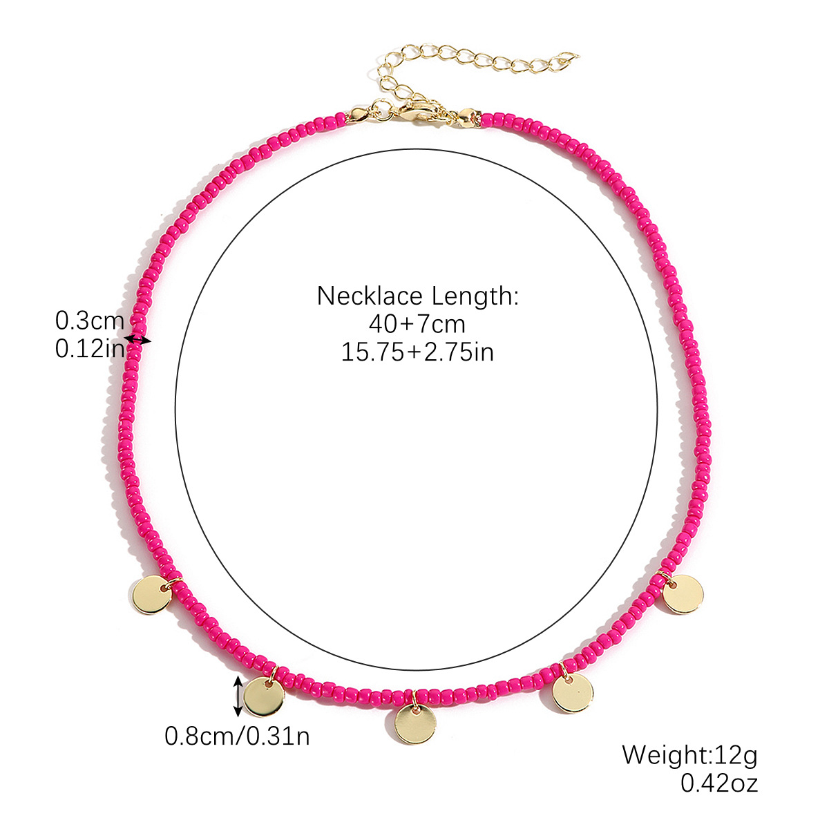 N2410-9 rose red disc
