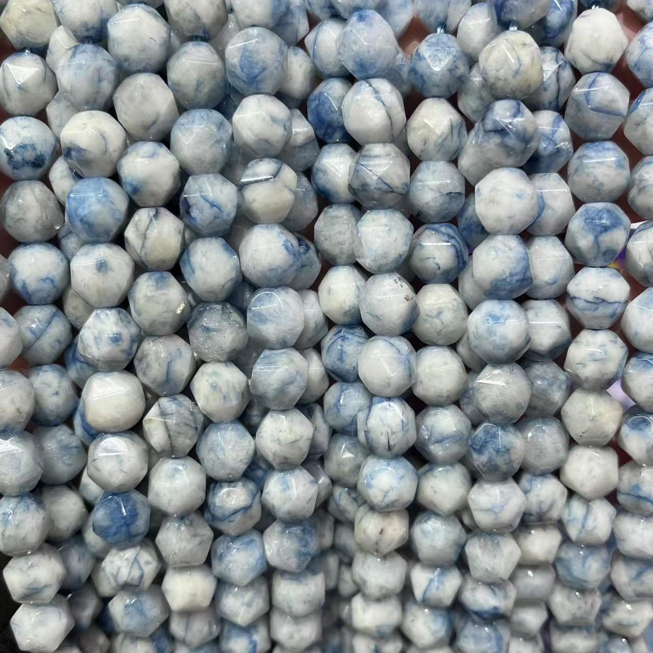 Dark blue white