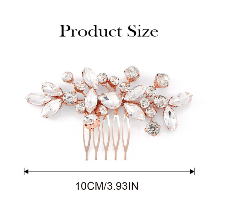 No. 1 rose gold comb