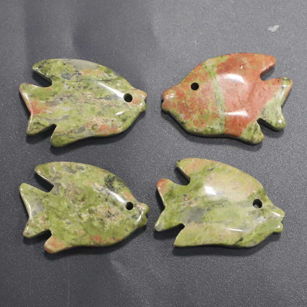 Flower green stone