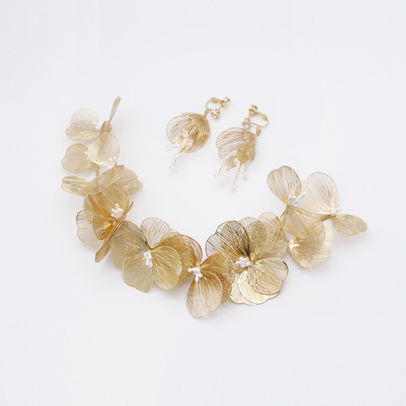 #5 Three-piece Set [1 Big Headband  2 Earrings]