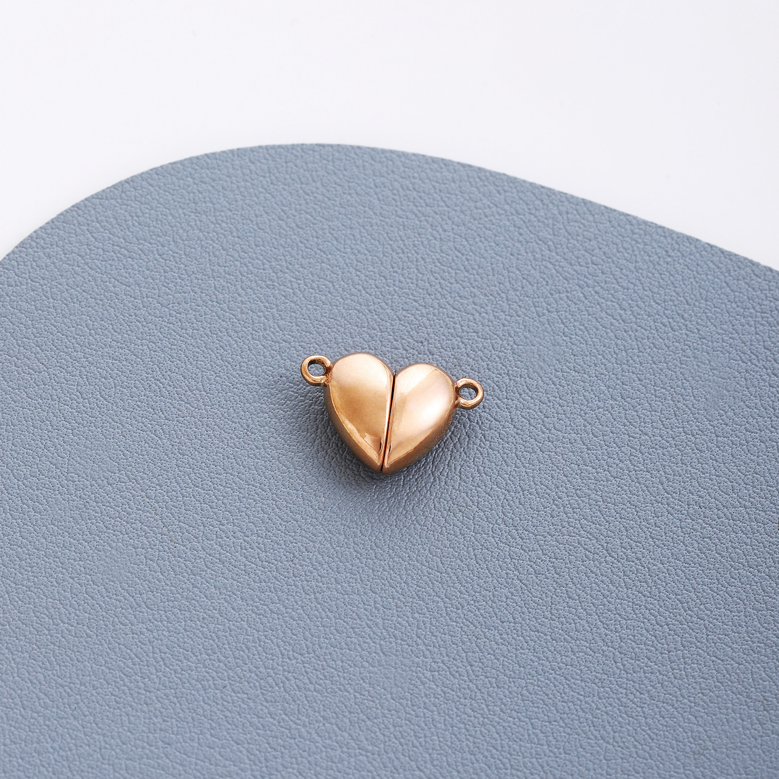 Stainless steel love magnet rose gold