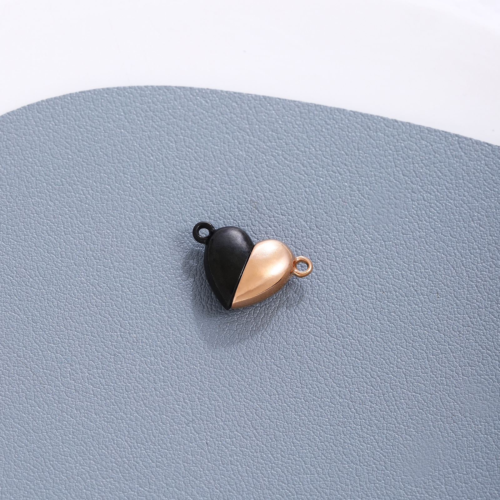 Stainless steel love magnet black and rose gold