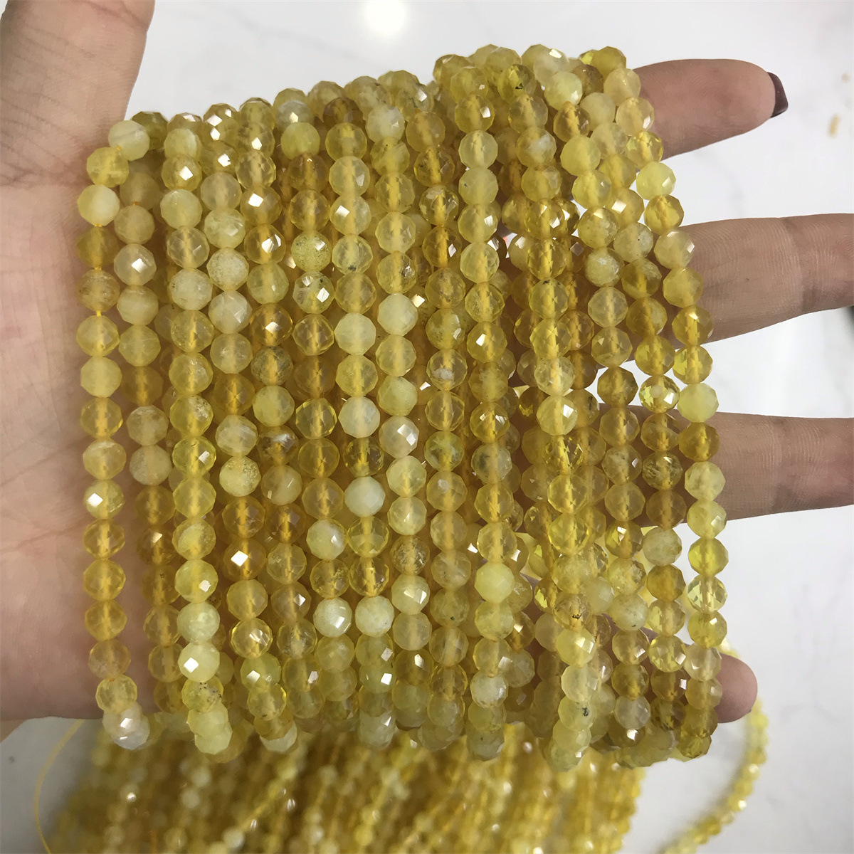 17-5mm yellow opal
