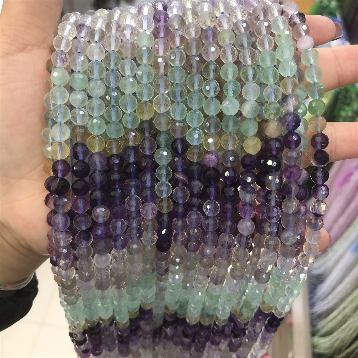 19-6mm gradient fluorite