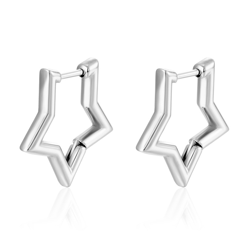 Hydraulic five-pointed star steel color