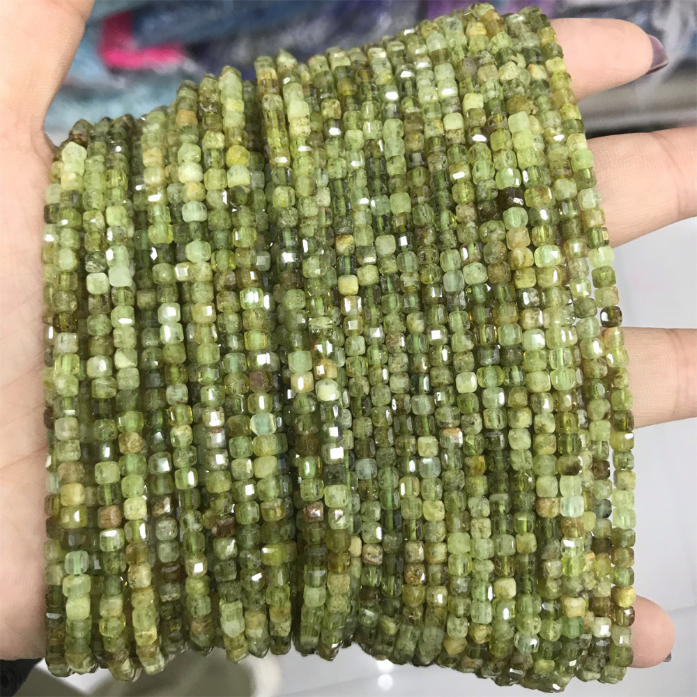 16-a grade shaffle/green pomegranate