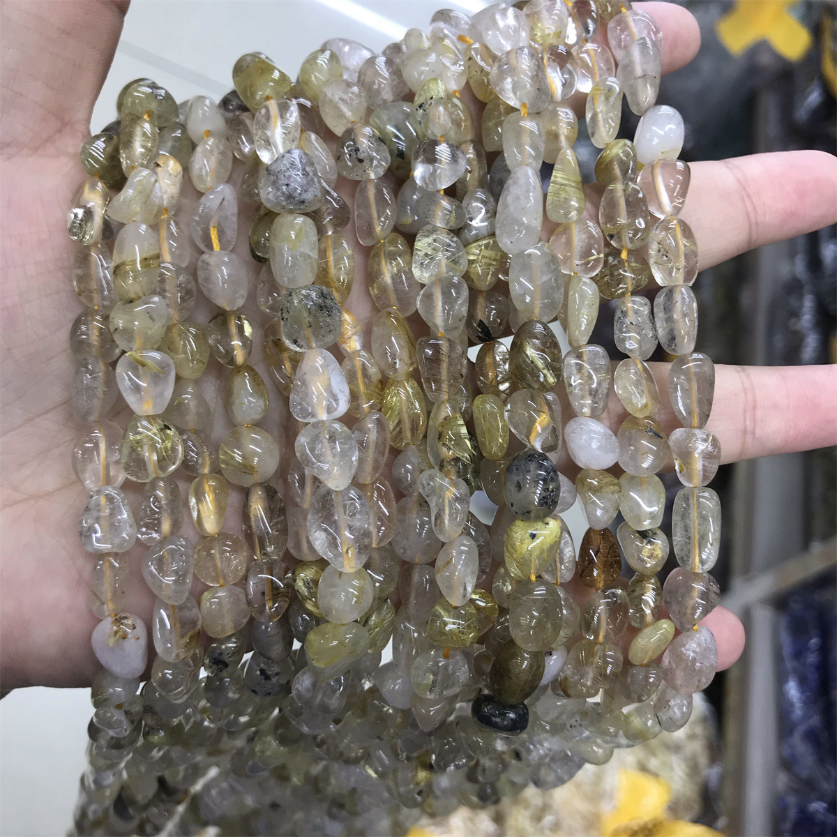 07-golden hair crystal