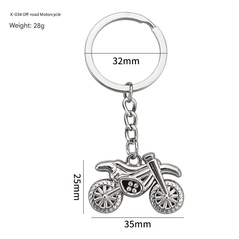 X-034 off-road motorcycle silver