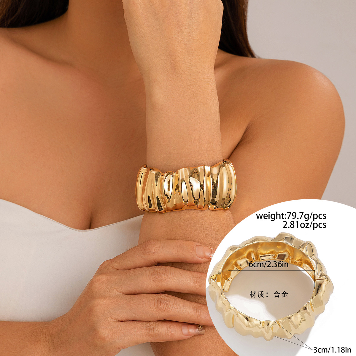 01 bracelet gold 2432
