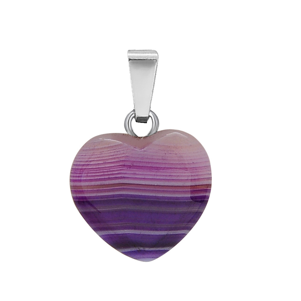 Purple striped agate