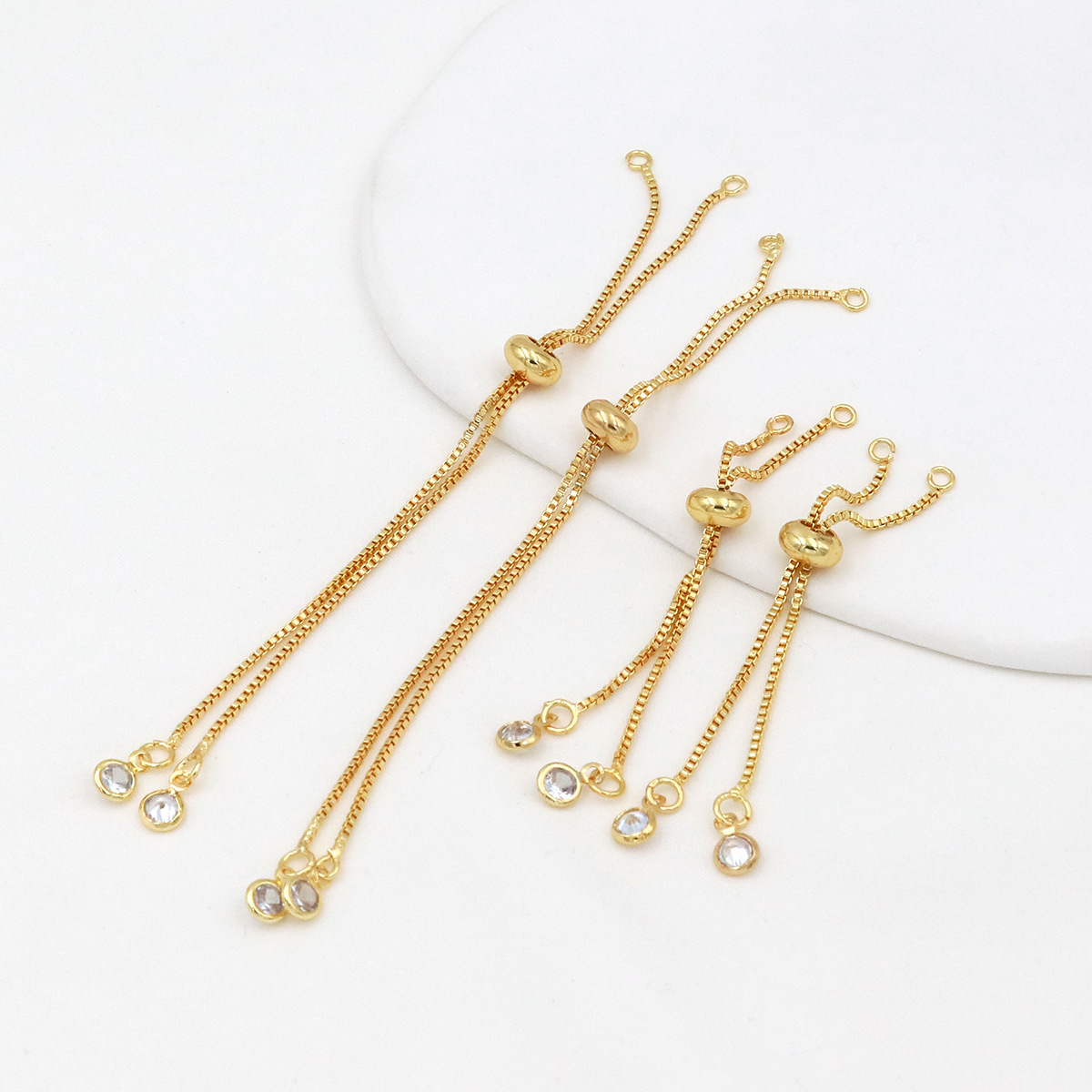 18k real gold with diamonds