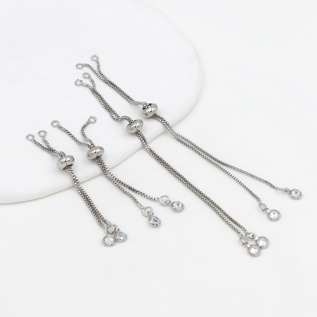 White gold with diamonds