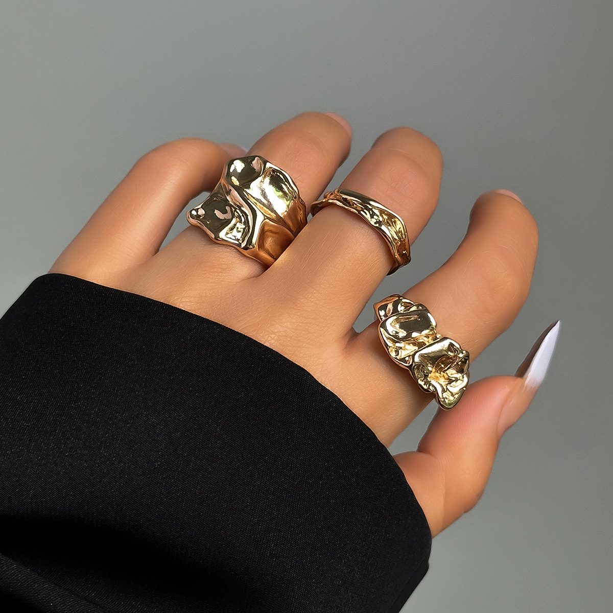 03 Ring-Gold 3 Piece 4541