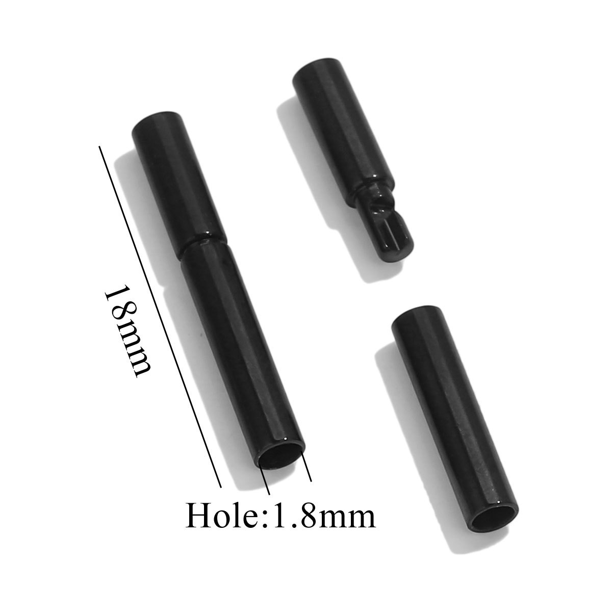 Black millet buckle-hole 1.8mm