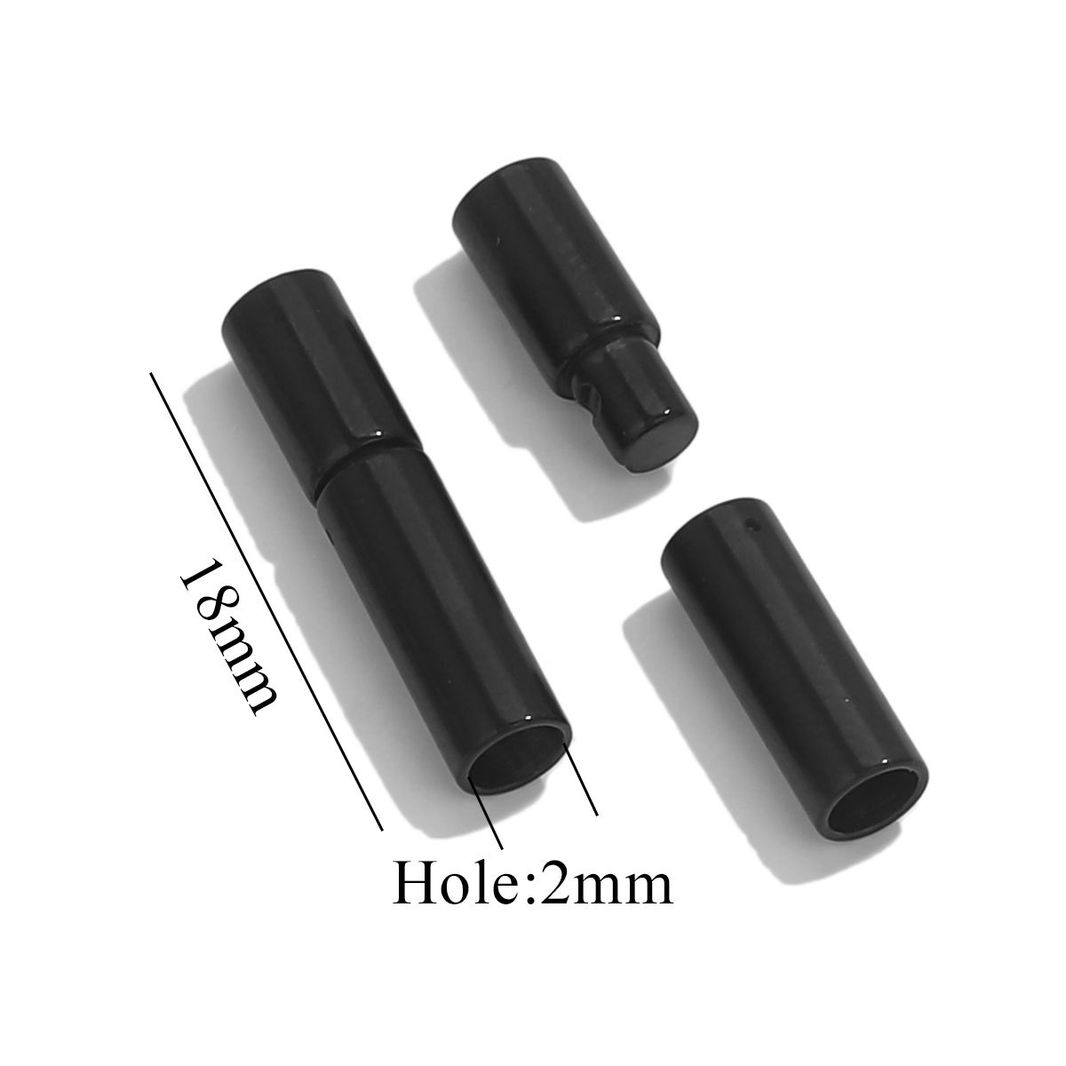 Black millet buckle-hole 2.0mm