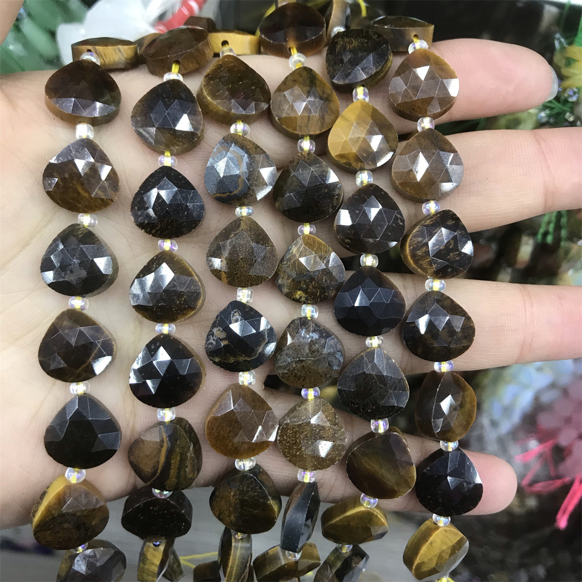 12-tiger eye stone