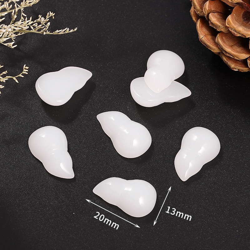 3 white gourd 13 * 20mm