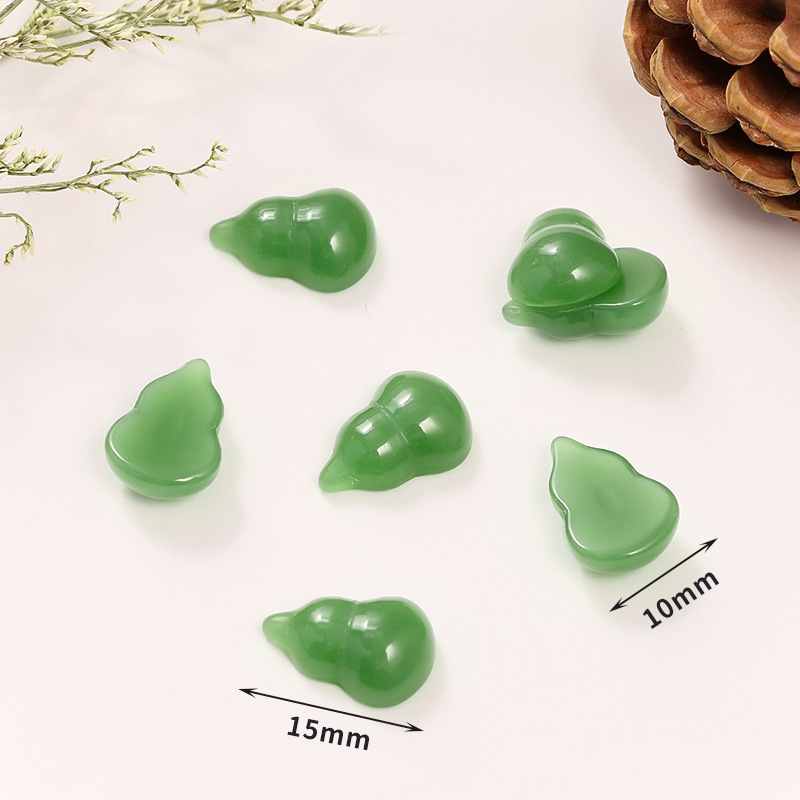 27 dark green gourd Type 10 * 15mm