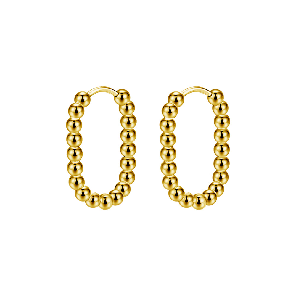 Ball Oval Gold (Pair)