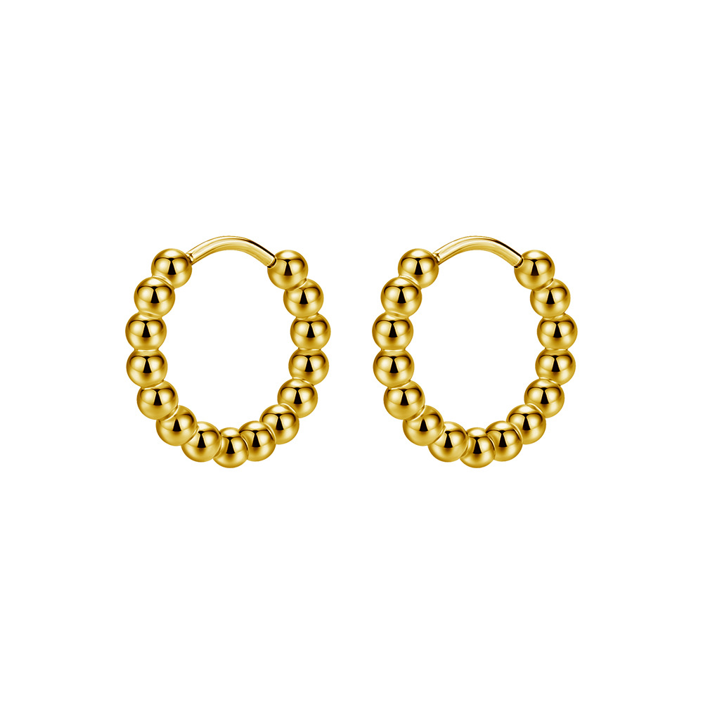 Ball Round Gold (Pair)