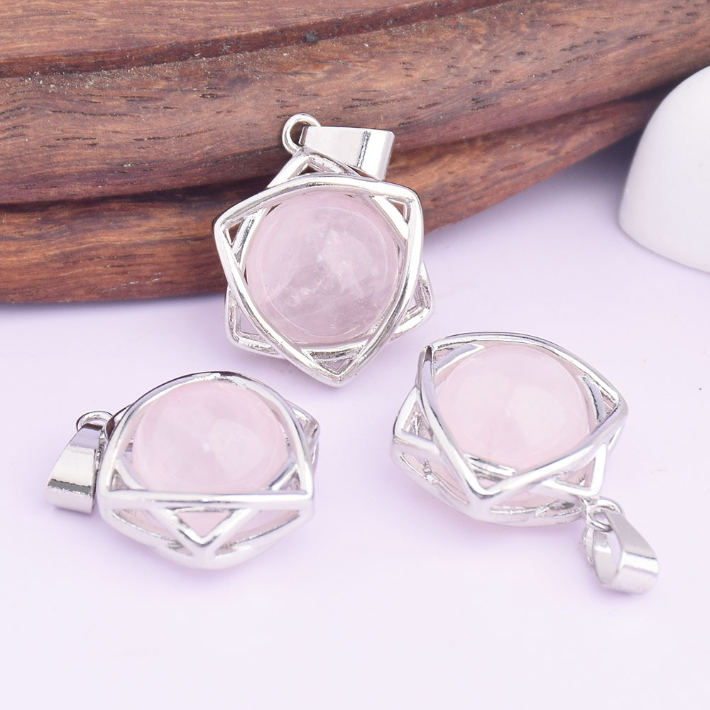 Dz192 pink crystal (silver edge)