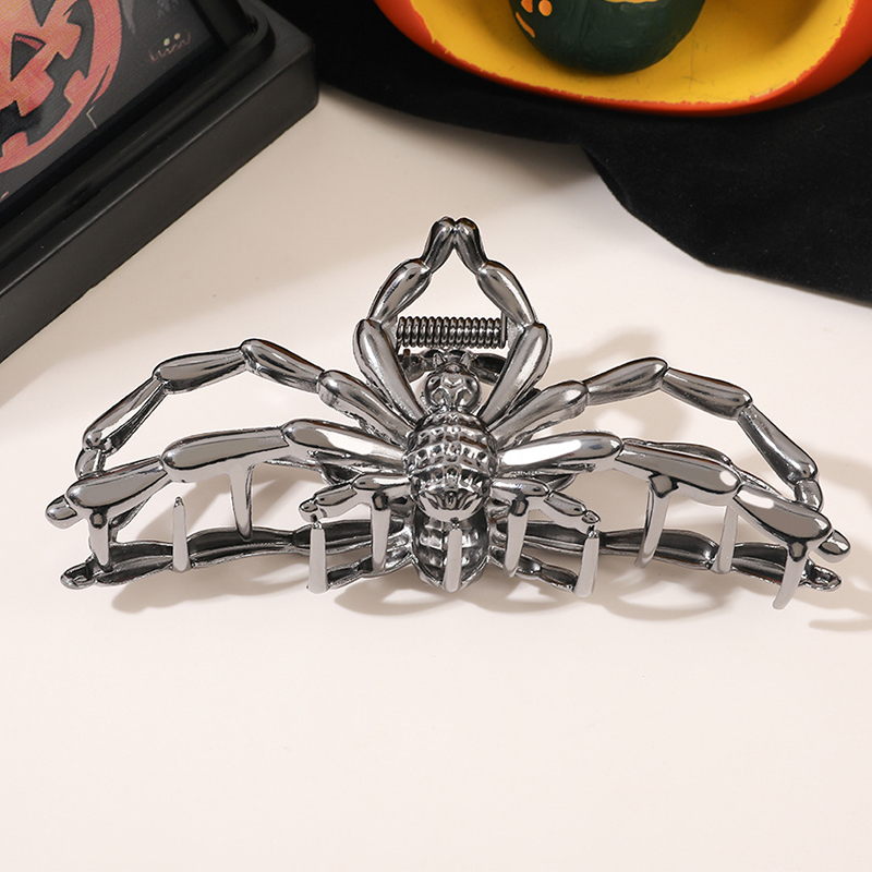 11cm metal spider-Silver