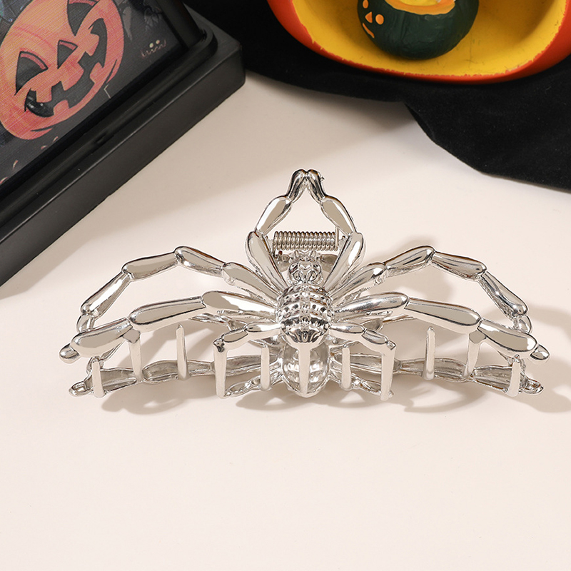 10.5cm metal spider-Silver