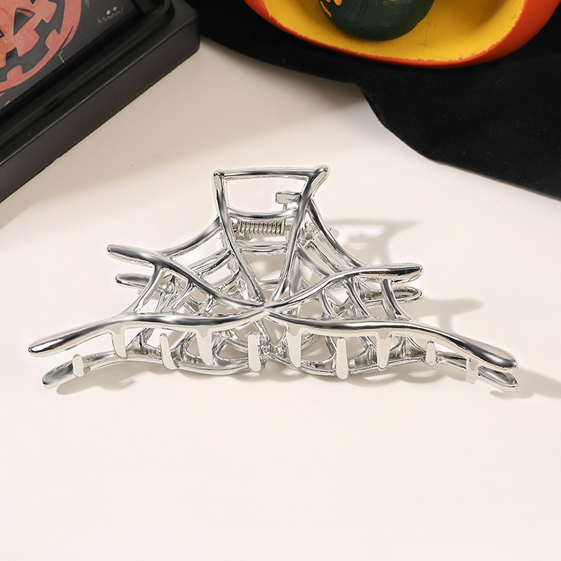 10.5cm metal cobweb-Silver