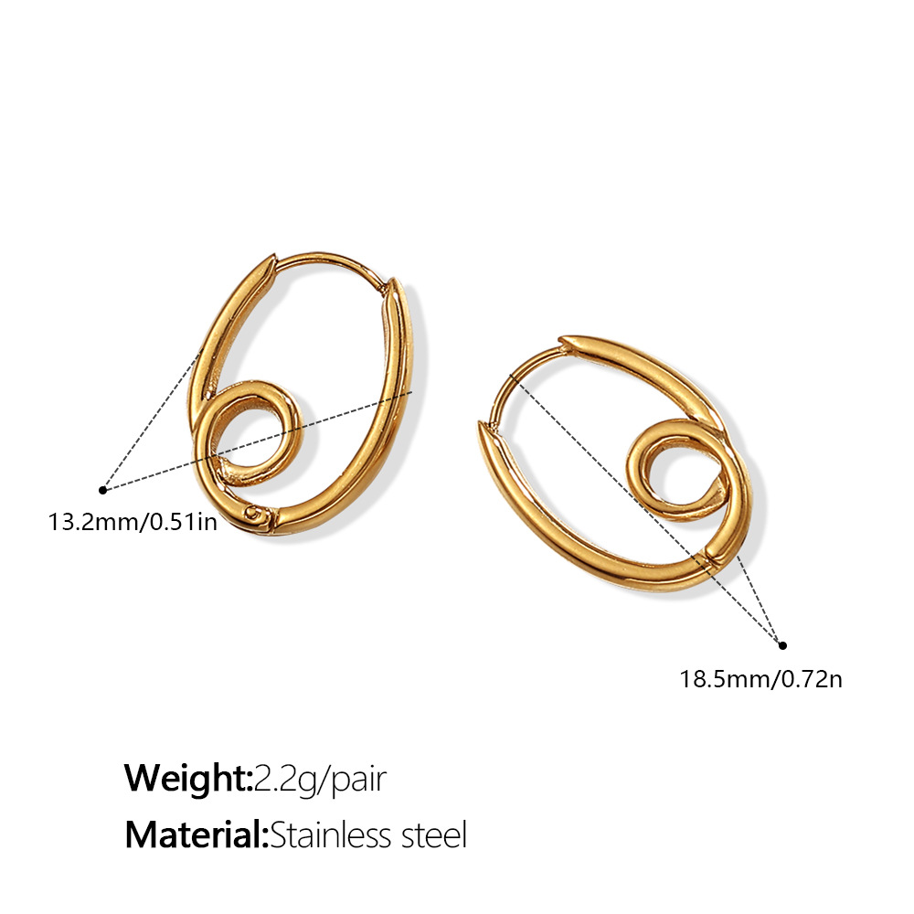 Eh960g gold earrings
