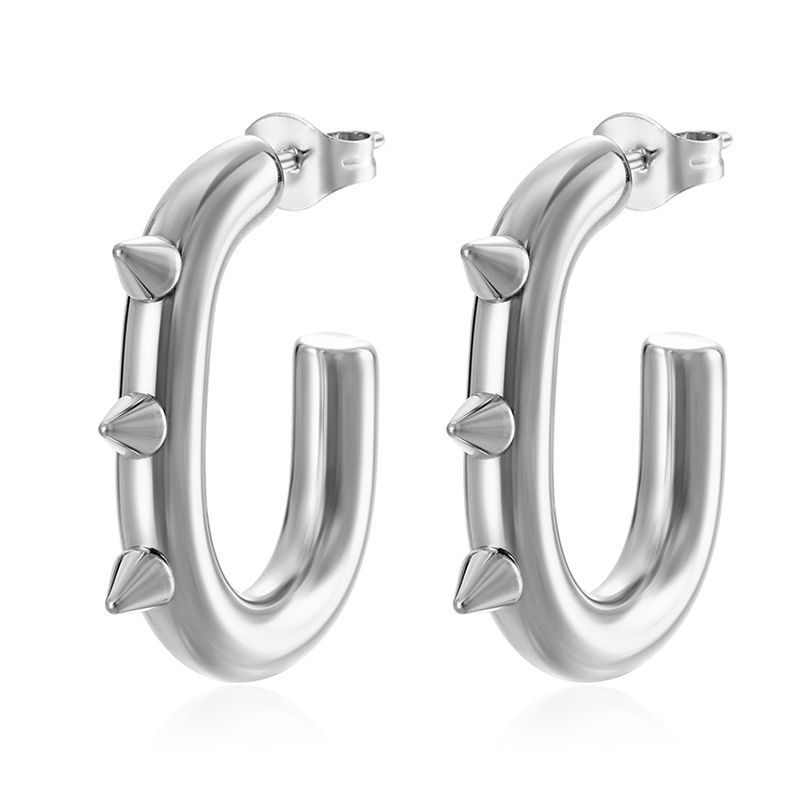 Oval pointed cone steel color ms-712