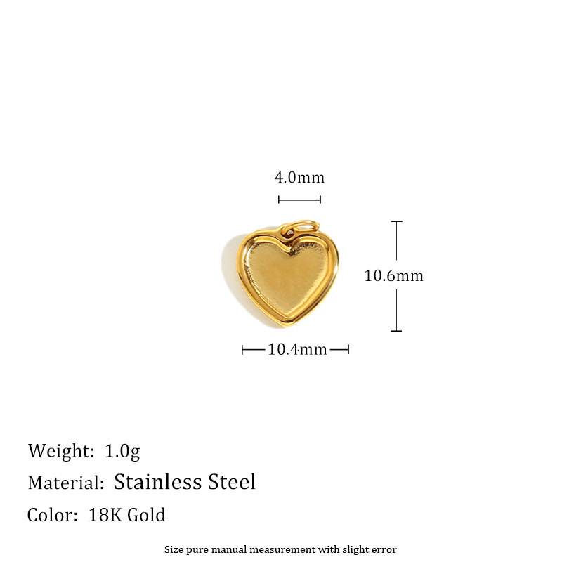 Small love pendant-gold