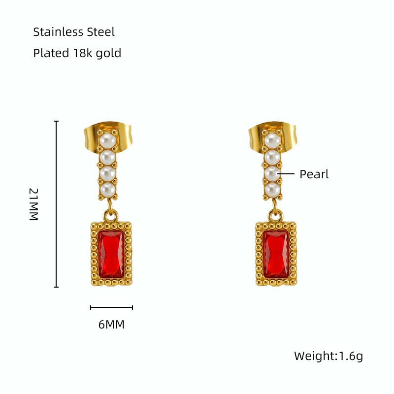 Red zircon