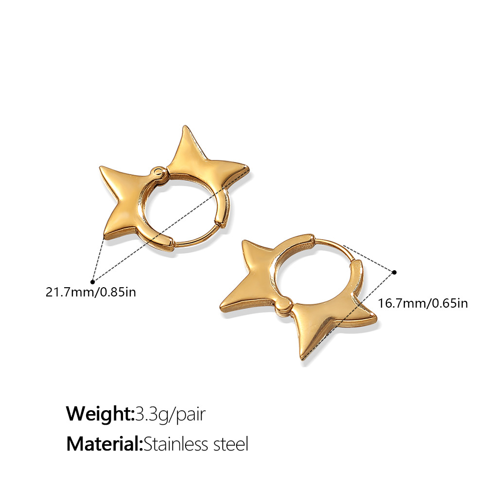 Eh923g gold earrings