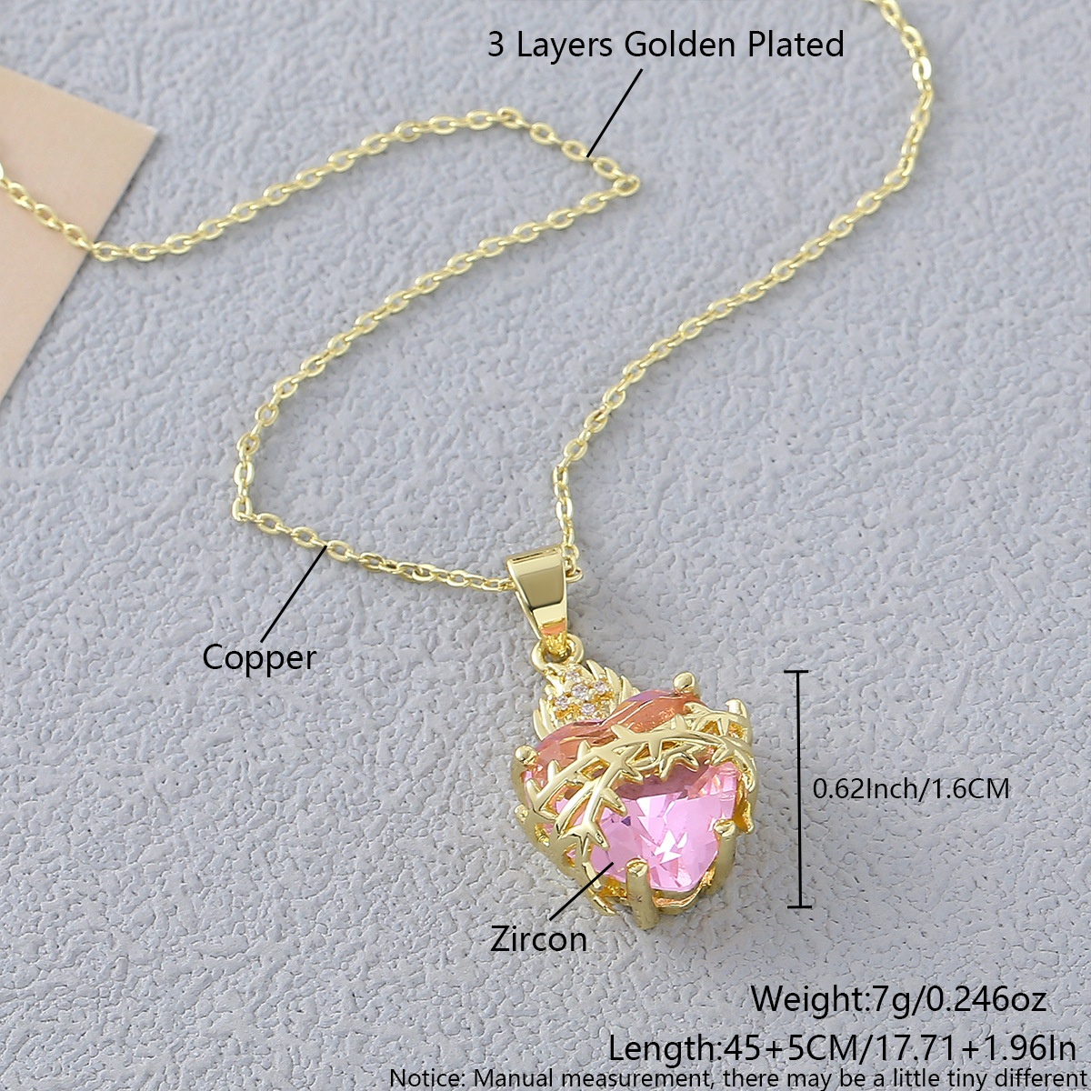 Zircon love pink na24-4