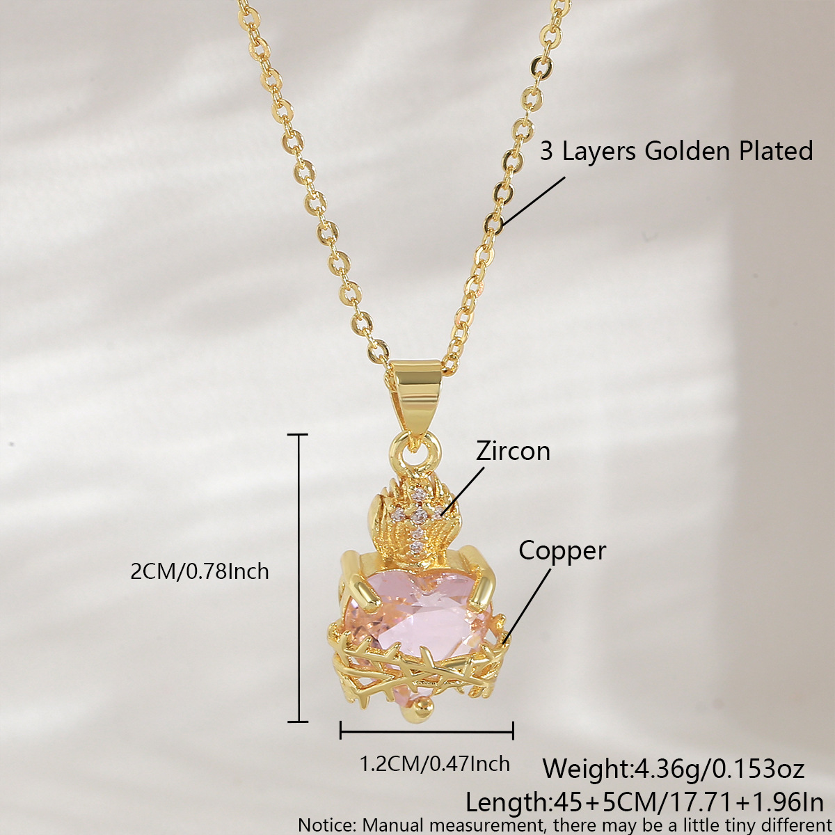 Pink zircon nac12-7
