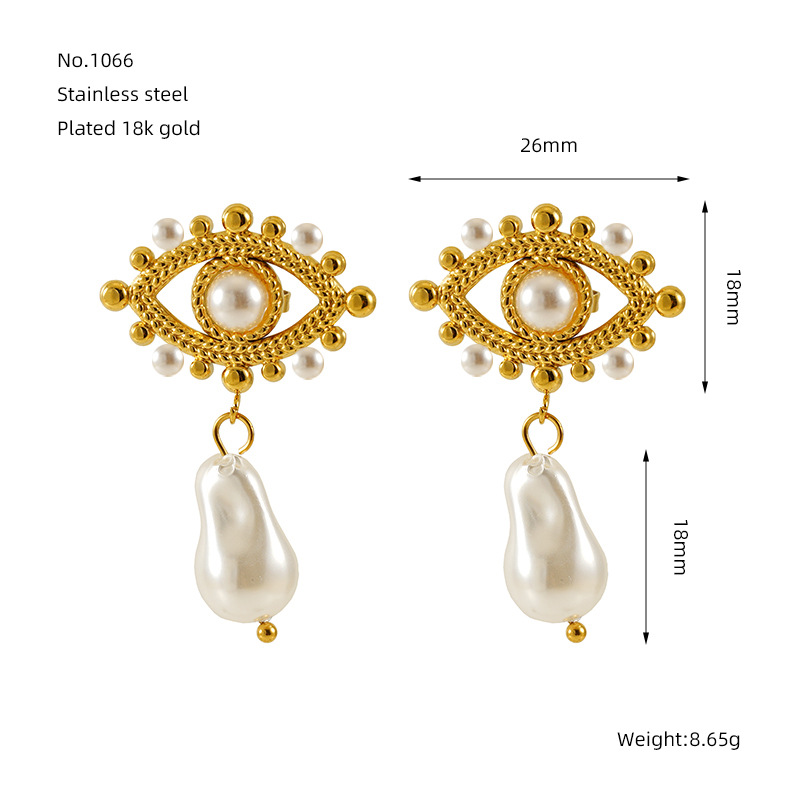 Pearl earrings
