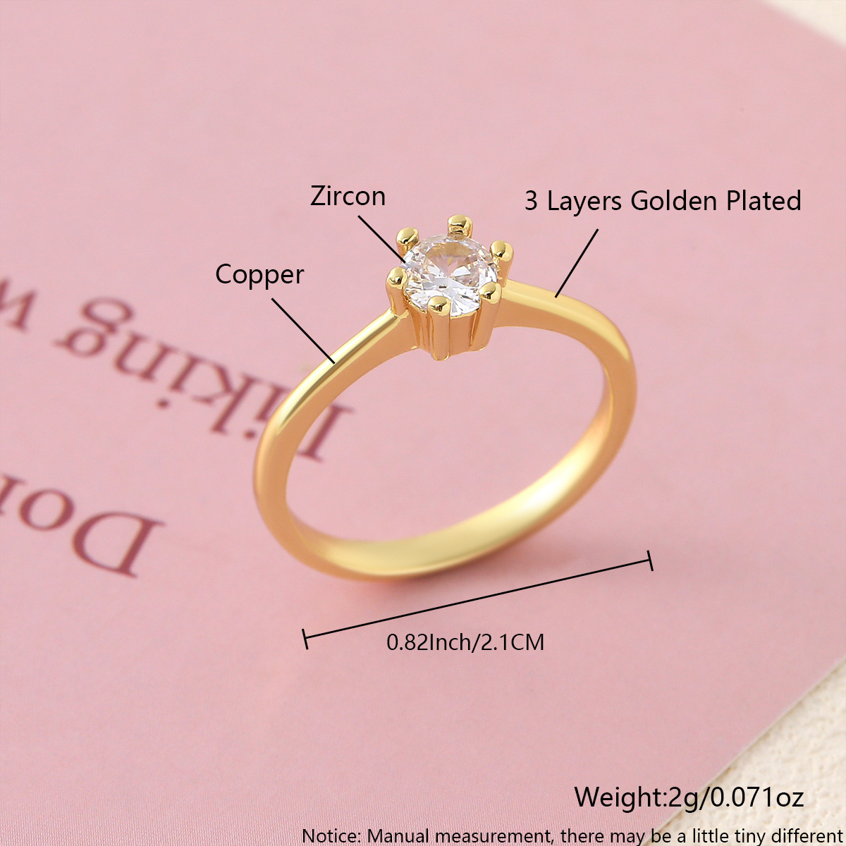 Zircon ring no. 7 rc11-8