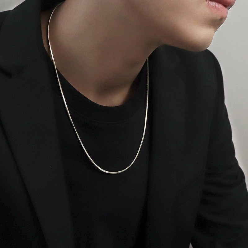 2.0 square snake bone chain-55cm