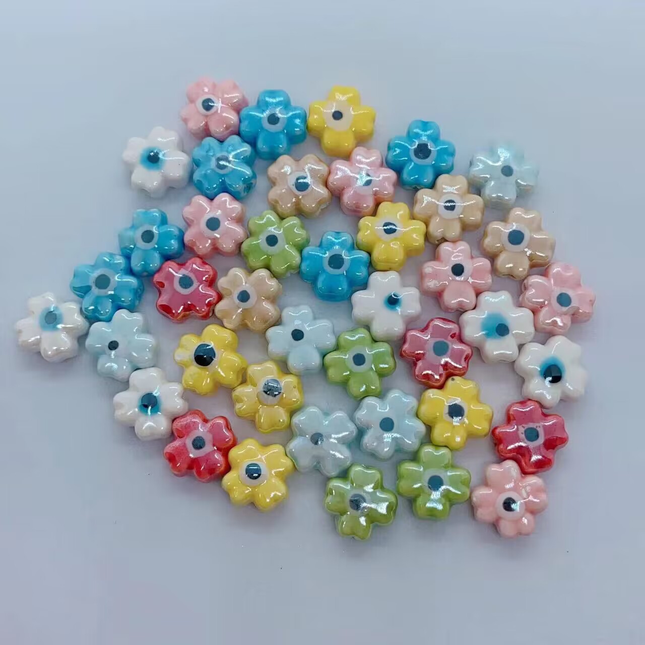Mixed color four-leaf clover