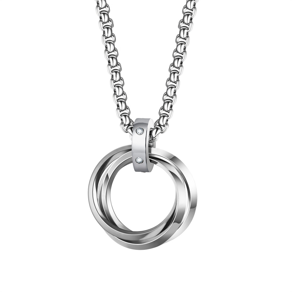 Three-ring steel color