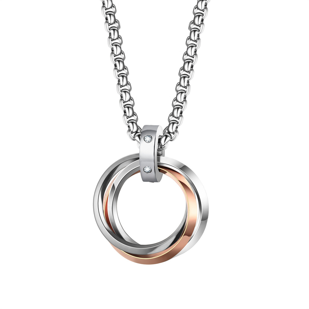 Three rings rose gold