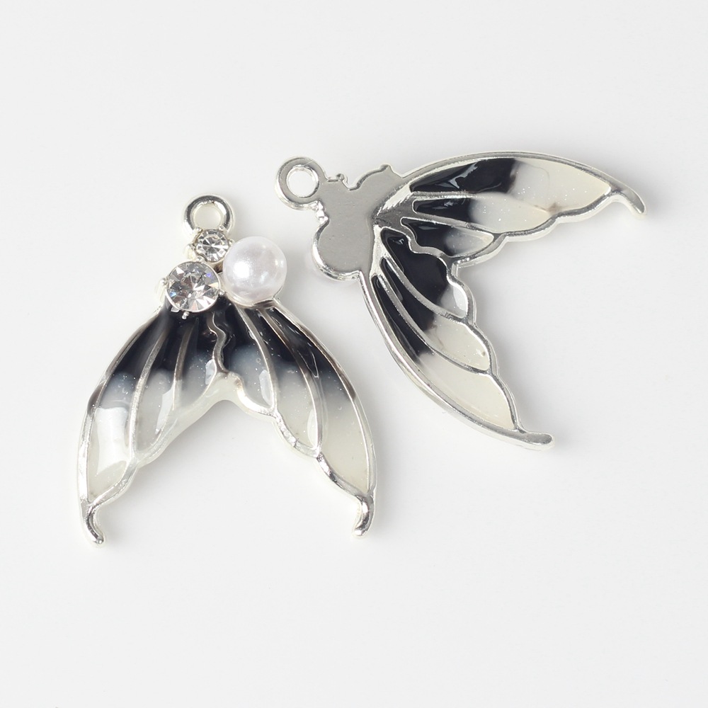 Black on silver