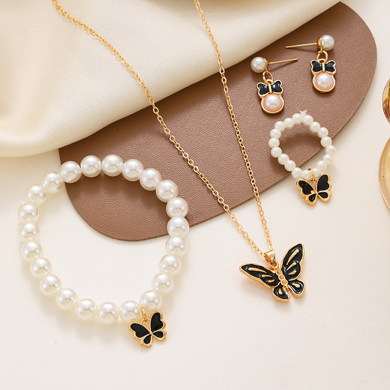 CK0291 black butterfly 4 piece set