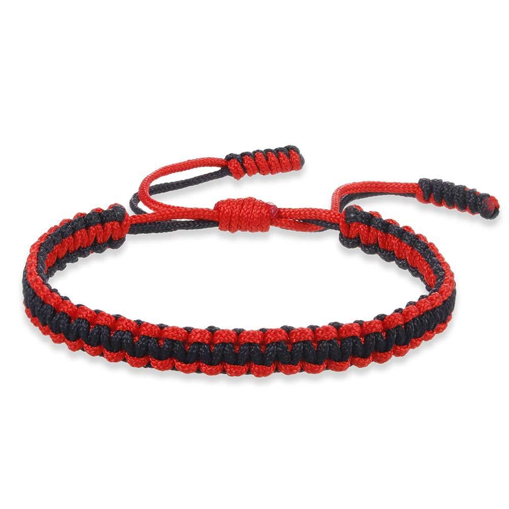 Black Rope Red Rope Woven Bracelet