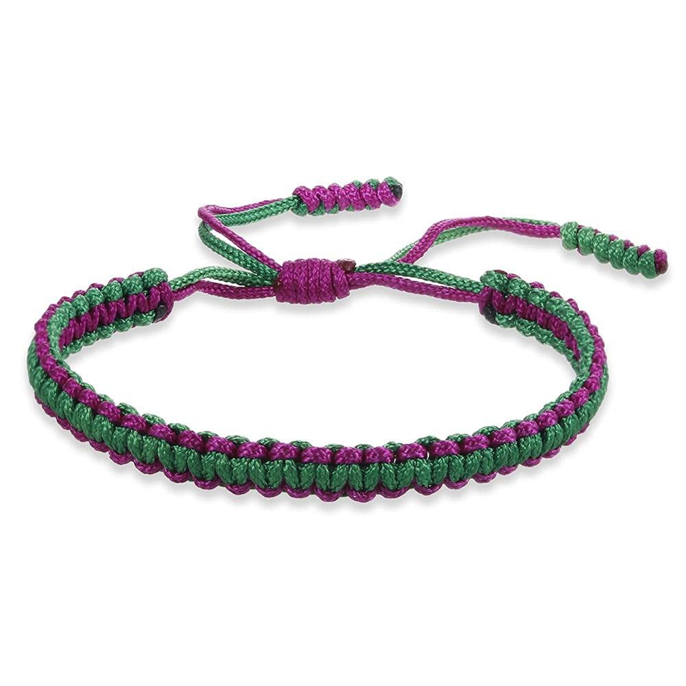 dark green rope dark purple rope