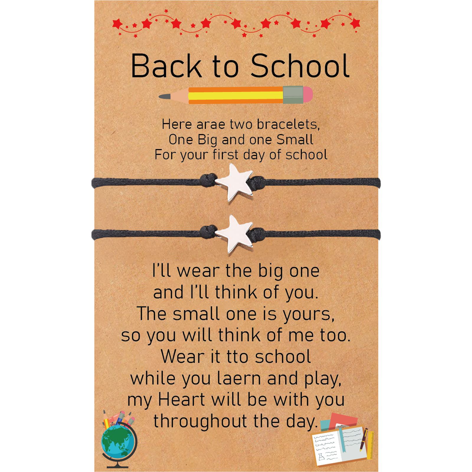 Black Star suit School Card