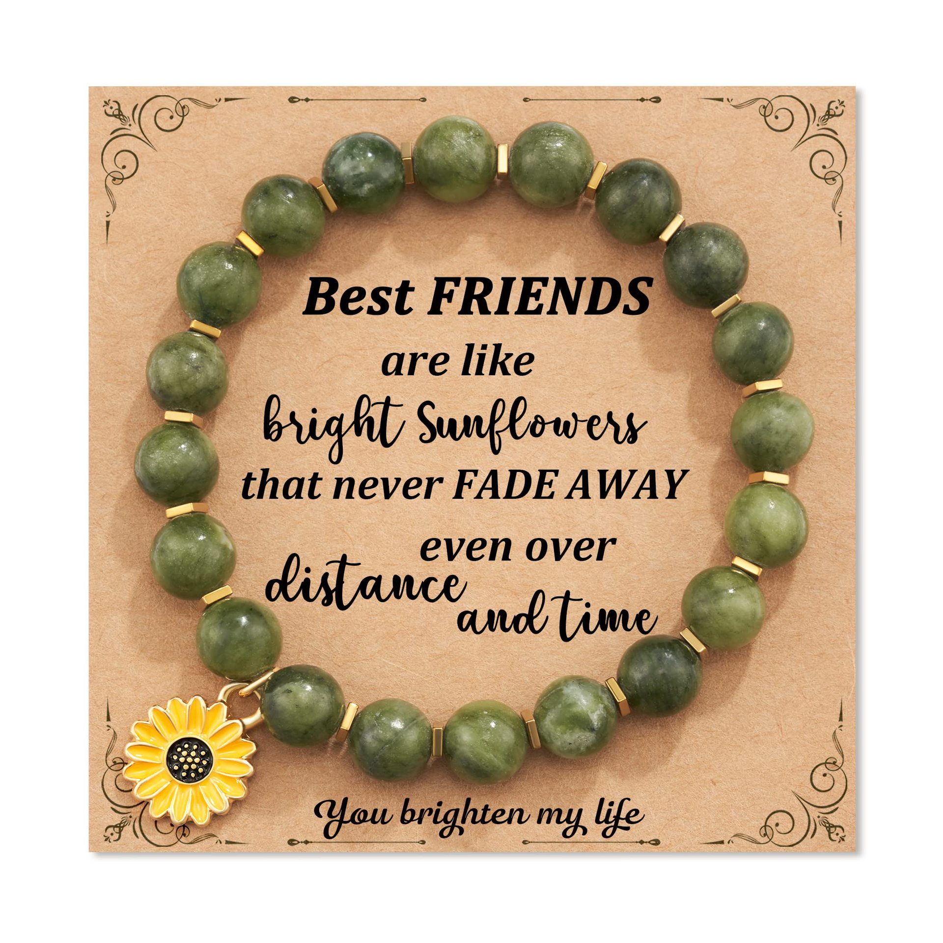 African turquoise sunflower pendant FRIENDS