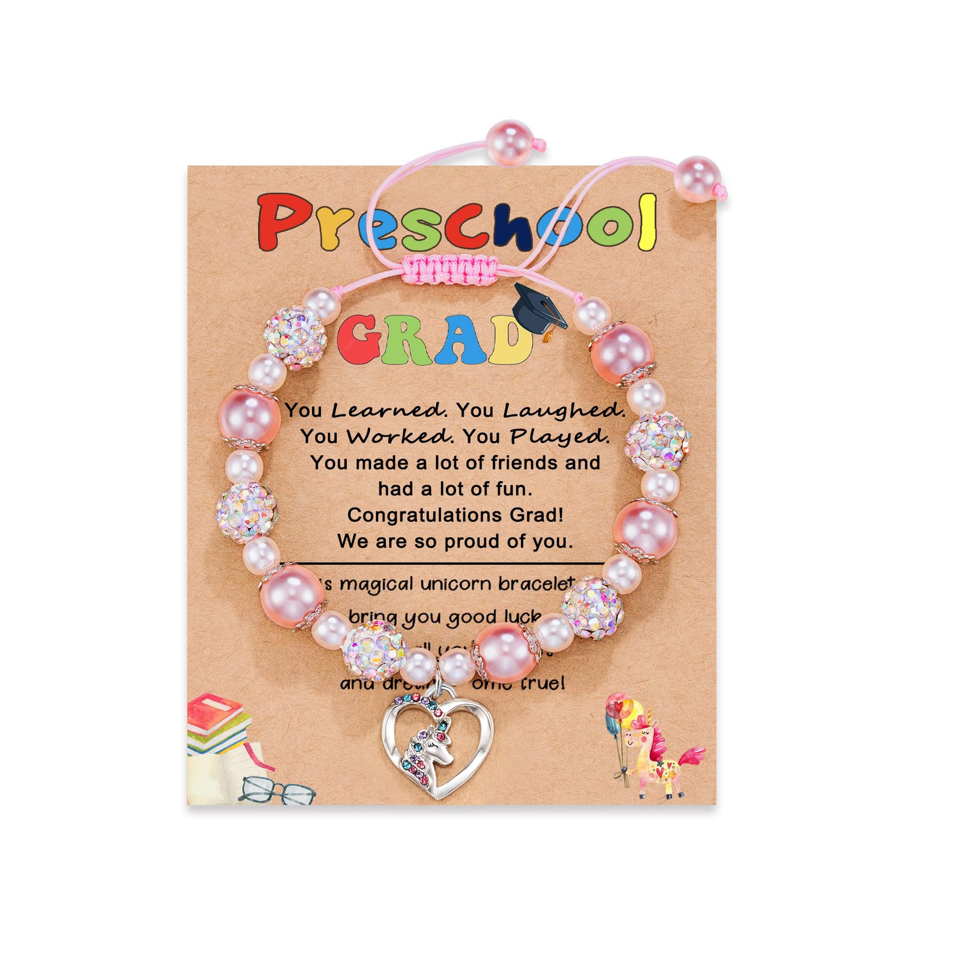 Powder Bala   Love Unicorn   preschool Card