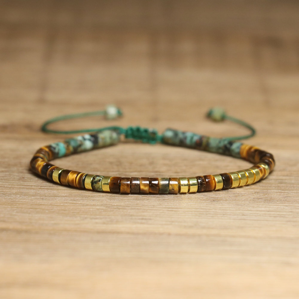 68 tiger eye african pine gold